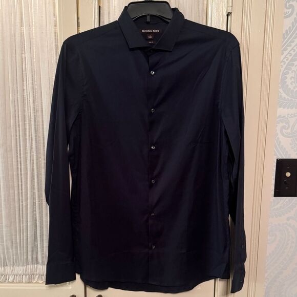 Michael Kors Men's Navy Shirt - Picture 1 of 7